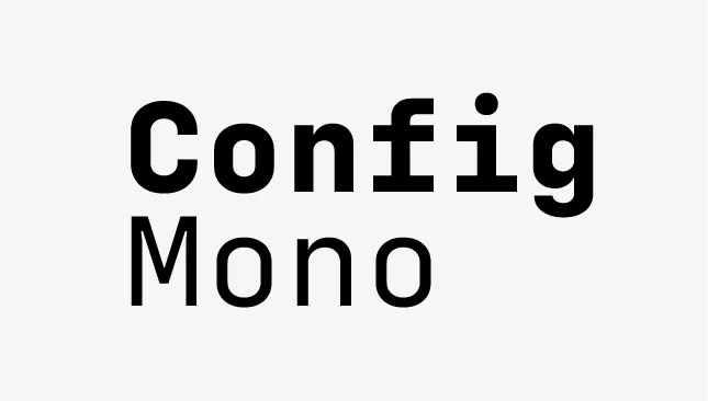 Config Mono Font Family