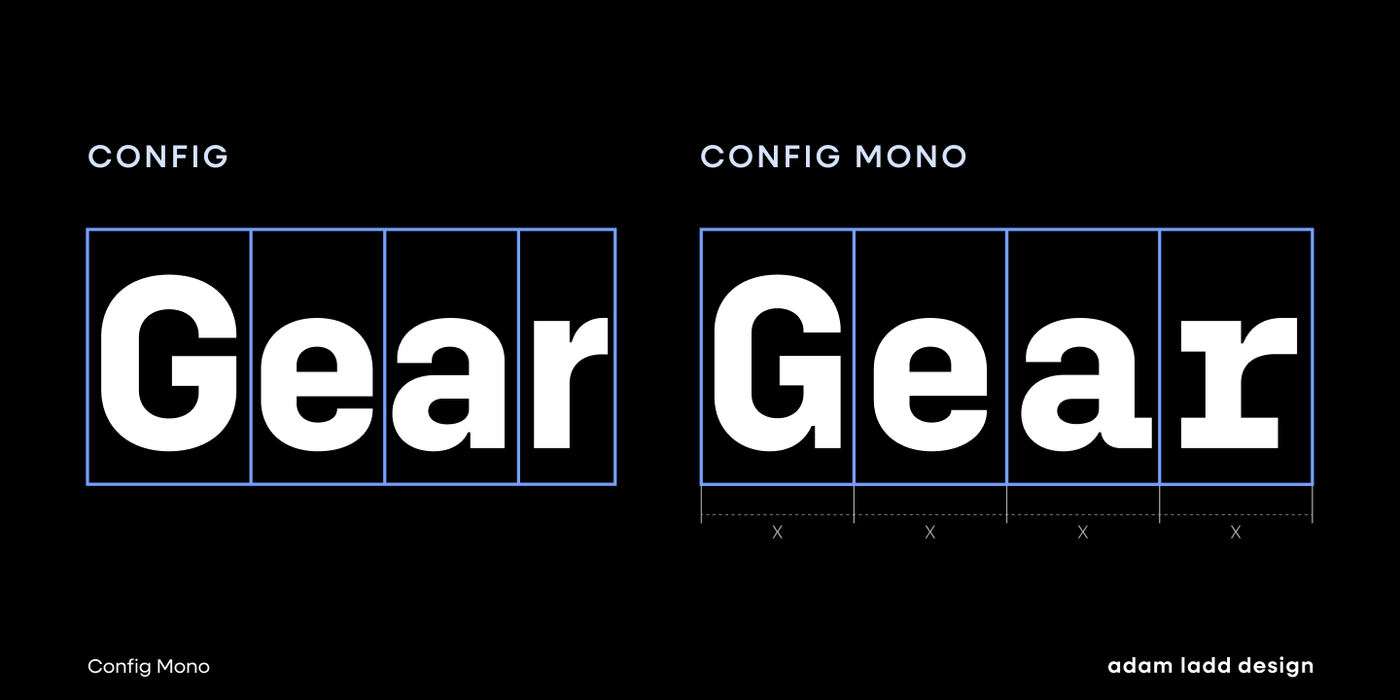 Config Mono Specimen