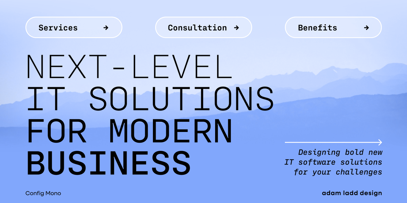 Config Mono Specimen